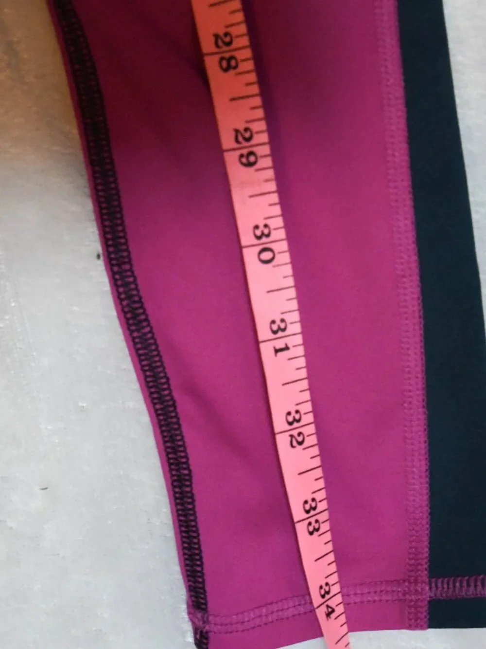 Women's Fila Sport Black Pink Blue Yoga Athletic Pants Leggings Never Worn